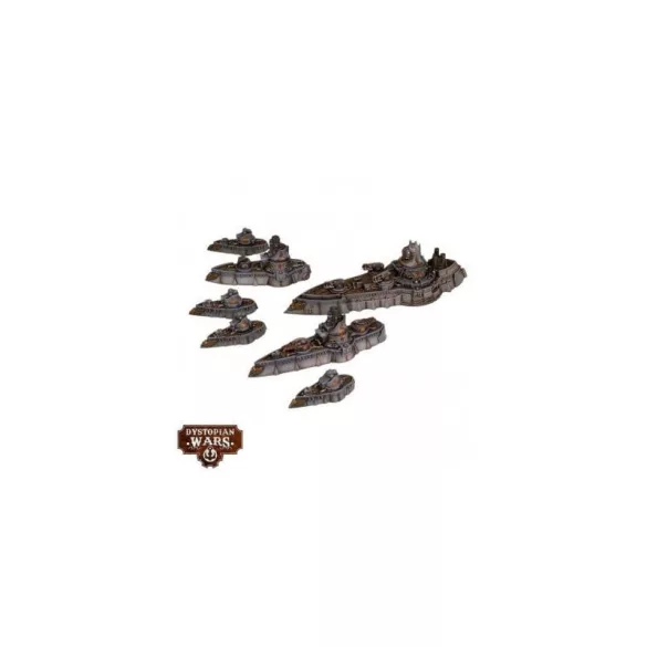 Dystopian Wars: Borodino Battlefleet Set miniatűra készlet - angol kiadás