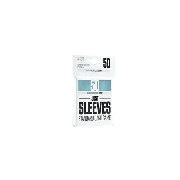 Just Sleeves - Standard Card Game Clear (50 Sleeves)-GGX10003ML