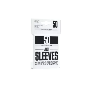 Just Sleeves - Standard Card Game Black (50 Sleeves)-GGX10004ML