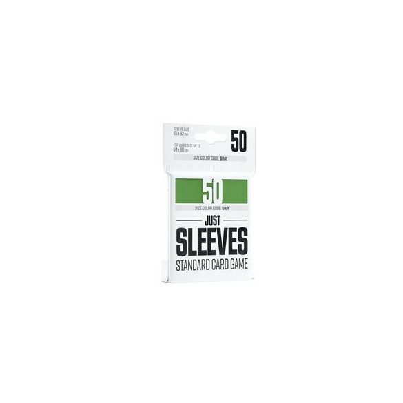 Just Sleeves - Standard Card Game Green (50 Sleeves)-GGX10006ML
