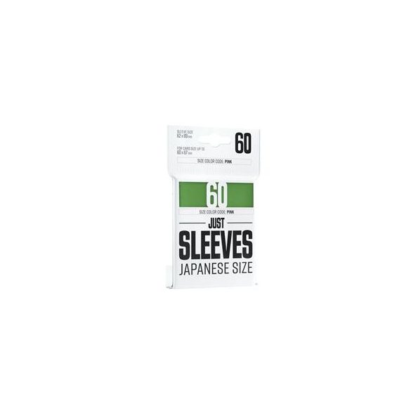 Just Sleeves - Japanese Size Green (60 Sleeves)-GGX10014ML