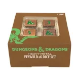 UP Heavy Metal Fall 21 Copper and Green D6 kockaszett Dungeons & Dragonshoz