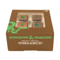 UP Heavy Metal Fall 21 Copper and Green D6 kockaszett Dungeons & Dragonshoz
