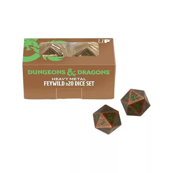 UP Heavy Metal Fall 21 Copper and Green D6 kockaszett Dungeons & Dragonshoz