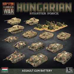 Flames Of War - Hungarian Starter Force: Zrinyi Assault Gun Battery (Plastic) - EN-HUAB01