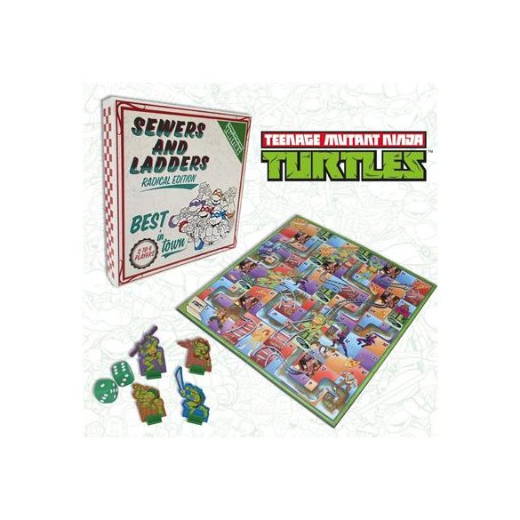 Teenage Mutant Ninja Turtles Sewers & Ladders board game - EN-V-TURT10