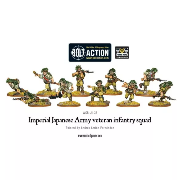 Bolt Action - Imperial Japanese Army veteran infantry squad - EN-402216003