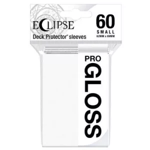 UP - Small Sleeves - Gloss Eclipse - Arctic White (60 Sleeves)-15624
