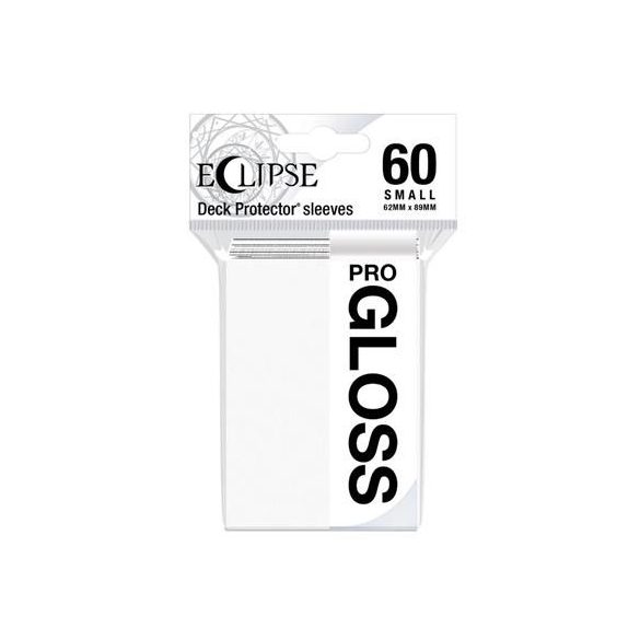 UP - Small Sleeves - Gloss Eclipse - Arctic White (60 Sleeves)-15624