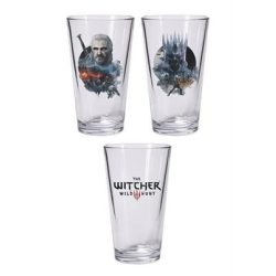 The Witcher 3 - Wild Hunt Pint Glass Set: Geralt und Eredin-3009-451