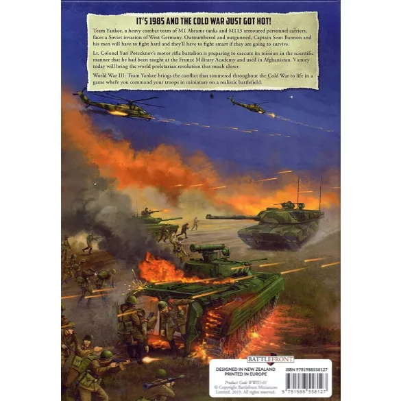 World War III: Team Yankee Rulebook - angol nyelvű szabálykönyv