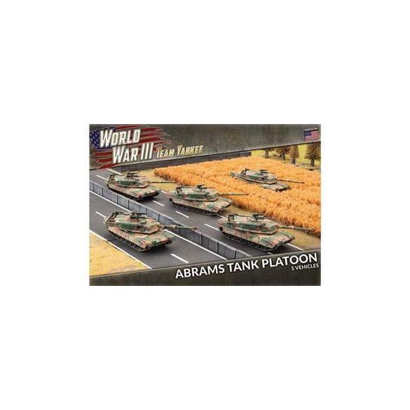 World War III: Team Yankee M1A1 Abrams Tank Platoon - EN-TUBX18