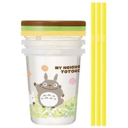 3 glasses with straw set - My Neighbor Totoro-SKATER-45850