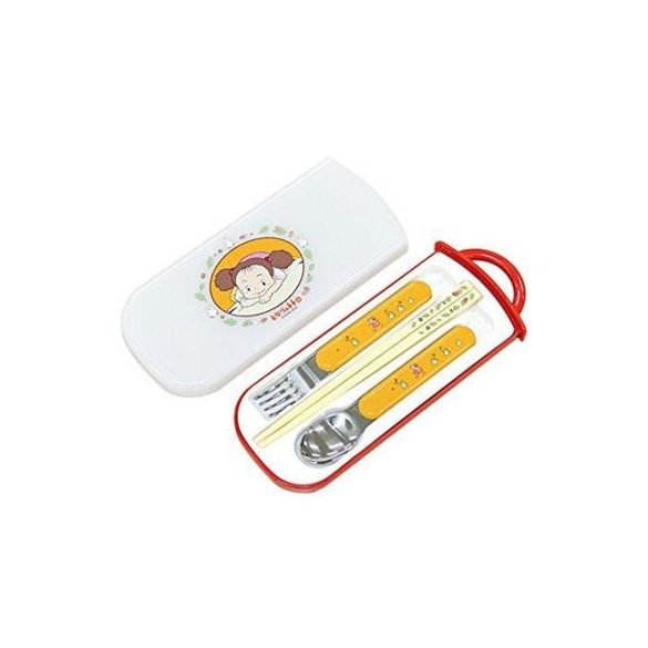 Set Chopsticks Spoon Fork Mei - My Neighbor Totoro-SKATER-39897