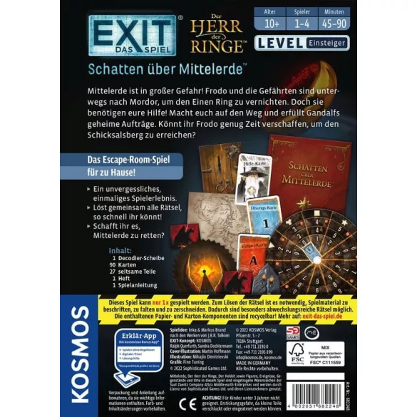 EXIT - Der Herr der Ringe / Schatten über Mittelerde - DE-682248
