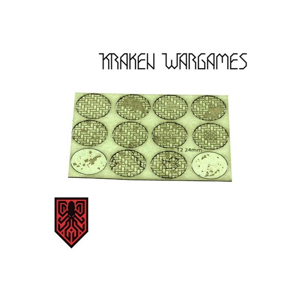 Kraken Wargames - Base Topper T2 24 mm (10)-KWG0370