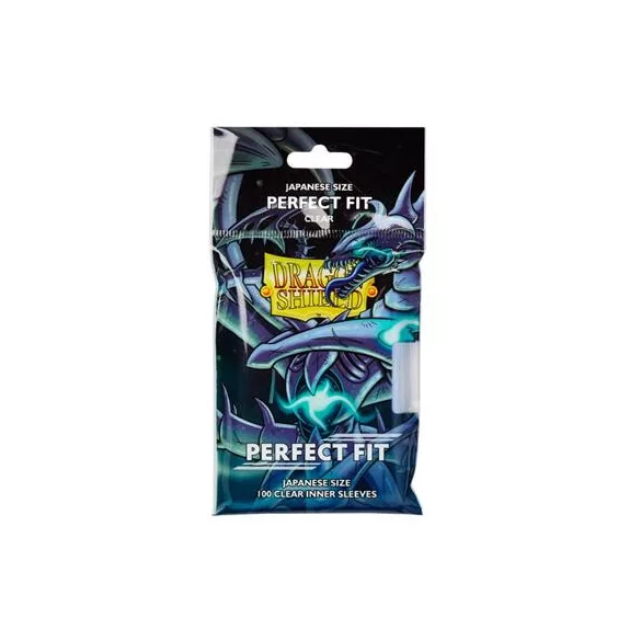 Dragon Shield Japanese Size Perfect Fit Inner Sleeves - Clear Qyonshi (100 Sleeves)-AT-13051