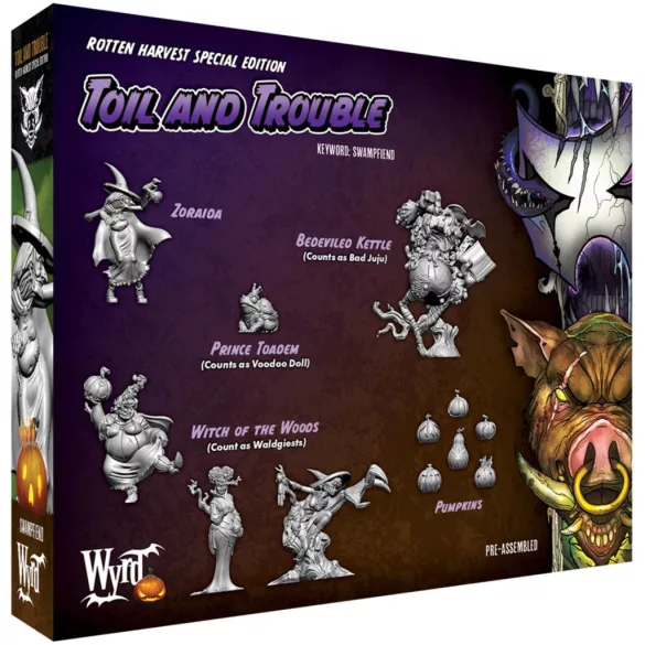 Malifaux 3rd Edition Rotten Harvest: Toil and Trouble miniatűr szett - angol kiadás