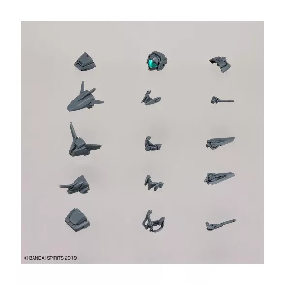 GunPla - 30MM - OPTION PARTS SET 6 (CUSTOMIZE HEADS A) 1/144-MK62063