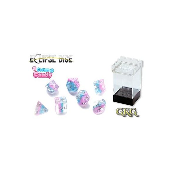 Eclipse Dice Cotton Candy (7 Dice Set)-GKGE0130