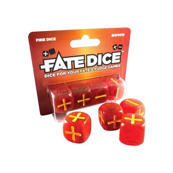 Fate Core Dice: Fire Dice-EHP9019