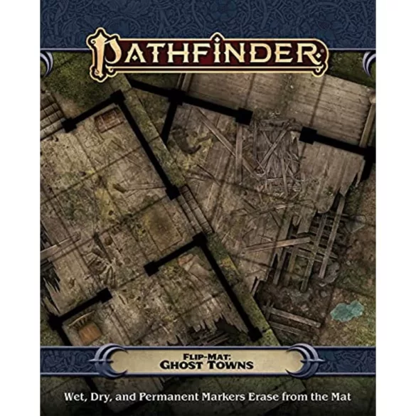 Pathfinder Flip-Mat: Ghost Towns kétoldalas harctérkép