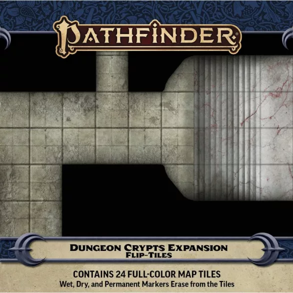 Pathfinder Flip-Tiles: Dungeon Crypts Expansion térképlap-kiegészítő