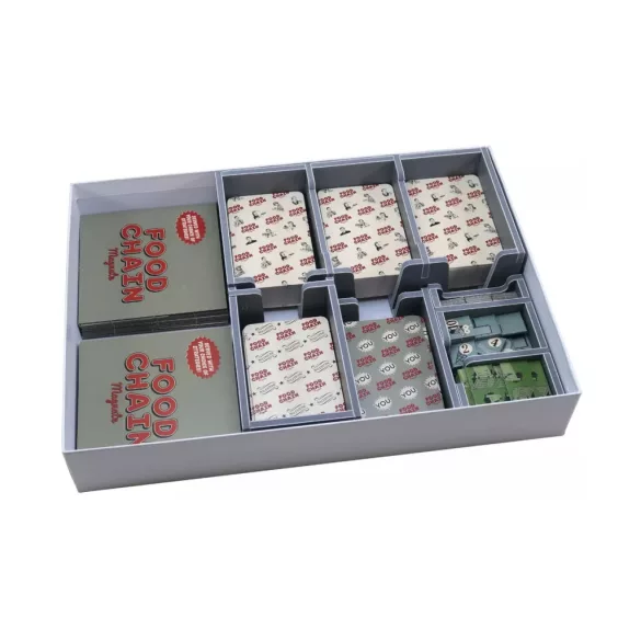 Food Chain Magnate Insert – rendszerező betét az alapjátékhoz és a The Ketchup Mechanism & Other Ideas kiegészítőhöz