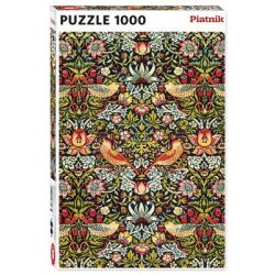 Puzzle: William Morris - Erdbeerdieb, Stoffdesign (1000 Teile)-PIA5537