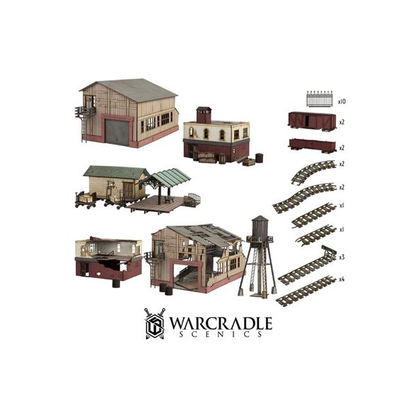 Warcradle Scenics - Augusta Industrial Set - EN-WSA500007
