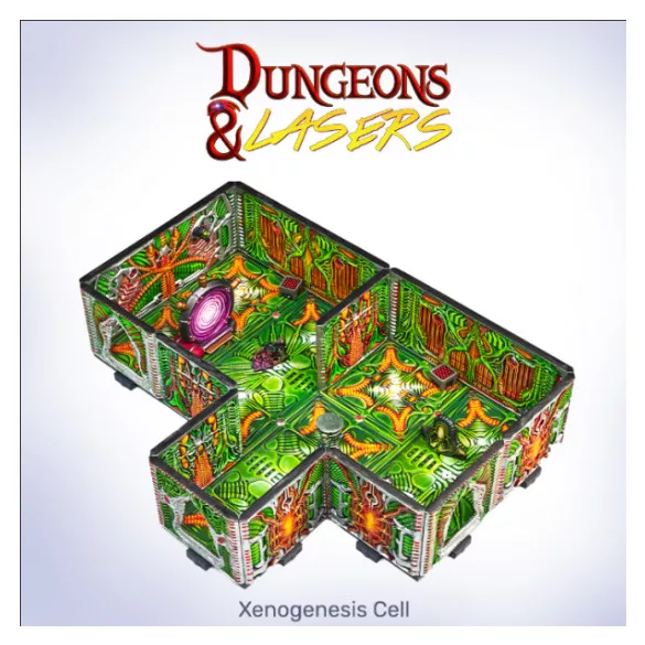 Dungeons & Lasers - Xenogenesis Cell terepkészlet - EN