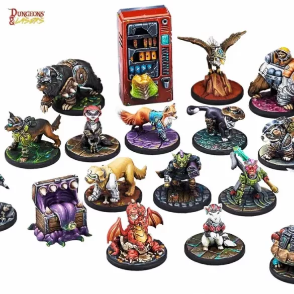 Dungeons & Lasers - Animal Companions miniatűra készlet - EN