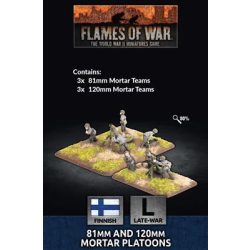 Flames Of War 81mm and 120mm Mortar Platoons (x6) - EN-FI705