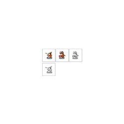 D&D Frameworks: Elf Monk Male  (6)-WZK75027