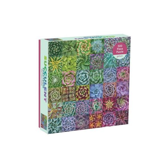 Succulent Spectrum 500 Piece Puzzle-63427