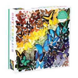 Rainbow Butterflies 500 Piece Puzzle-62567