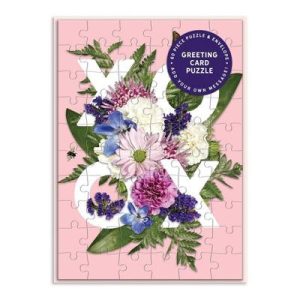 Say It With Flowers XOXO Greeting Card Puzzle-67234