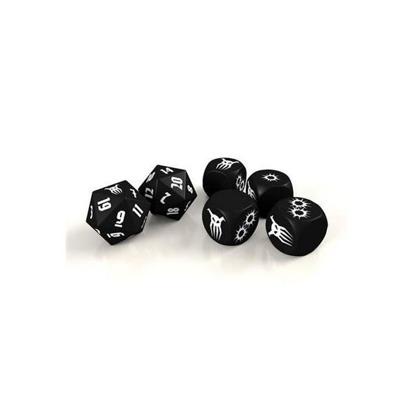 Achtung! Cthulhu 2d20: Black Sun Dice Set-MUH051748