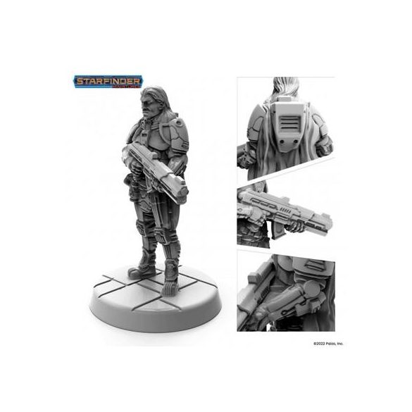 Starfinder Miniatures: Human Soldier - EN-PSF0020
