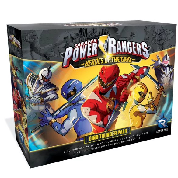 Power Rangers: Heroes of the Grid Dino Thunder Pack társasjáték-kiegészítő - angol kiadás