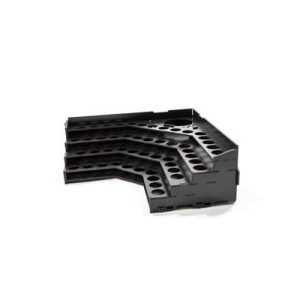 Kraken Wargames Black Paint Rack: Eck Farbregal Top (Dropper)-KWG0523-12