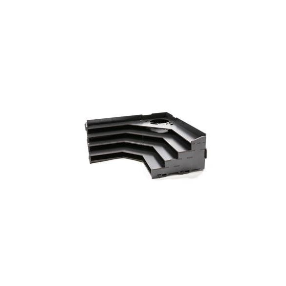 Kraken Wargames Black Paint Rack: Eck Farbregal Top (Tribüne)-KWG0523-14