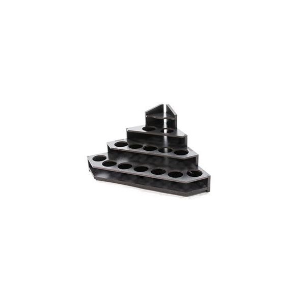 Kraken Wargames Black Paint Rack: Endstück Farbregal (Dropper)-KWG0523-16