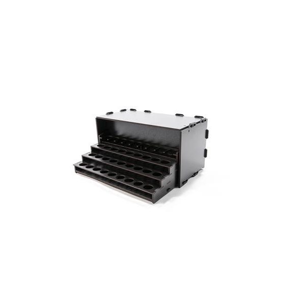 Kraken Wargames Black Paint Rack: Farbregal ausziehbar (Dropper)-KWG0523-4
