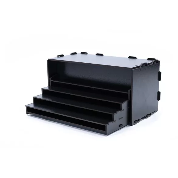 Kraken Wargames Black Paint Rack: Farbregal ausziehbar (Tribüne)-KWG0523-6