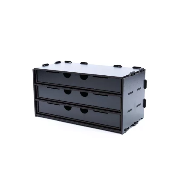 Kraken Wargames - Black Rack - Element with Three Long Drawers-KWG0523-8