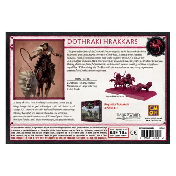 A Song of Ice And Fire - Dothraki Hrakkars (Hrakkars der Dothraki) - DE/EN/FR/ES-CMND0145
