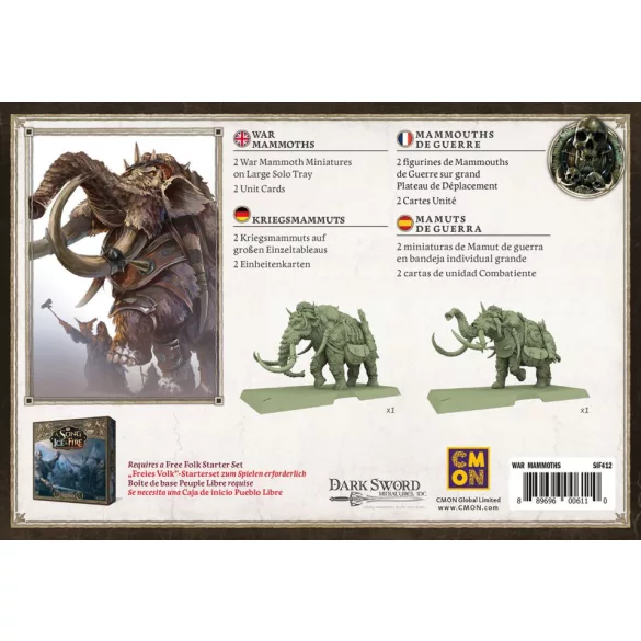 A Song of Ice And Fire - War Mammoths Erweiterung - DE/EN/FR/ES-CMND0148