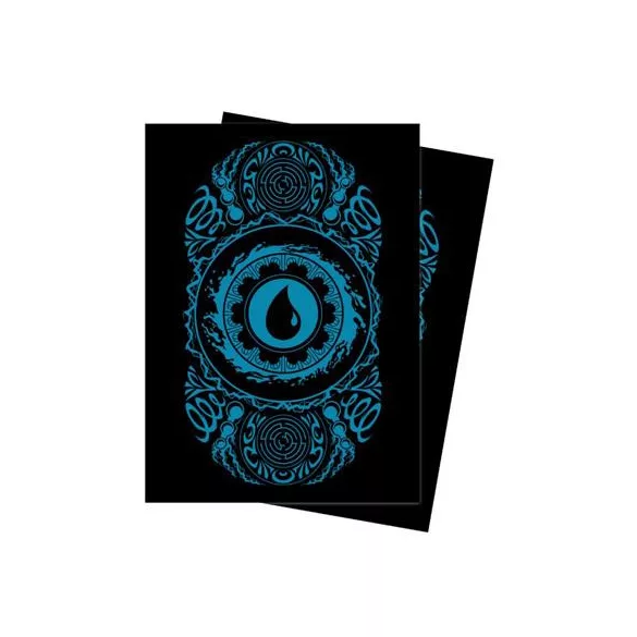UP - Standard Sleeves for Magic: The Gathering Mana 7 Island (100 Sleeves)-19244