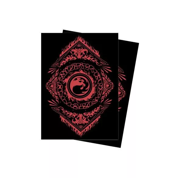 UP - Standard Sleeves for Magic: The Gathering Mana 7 Mountain (100 Sleeves)-19246
